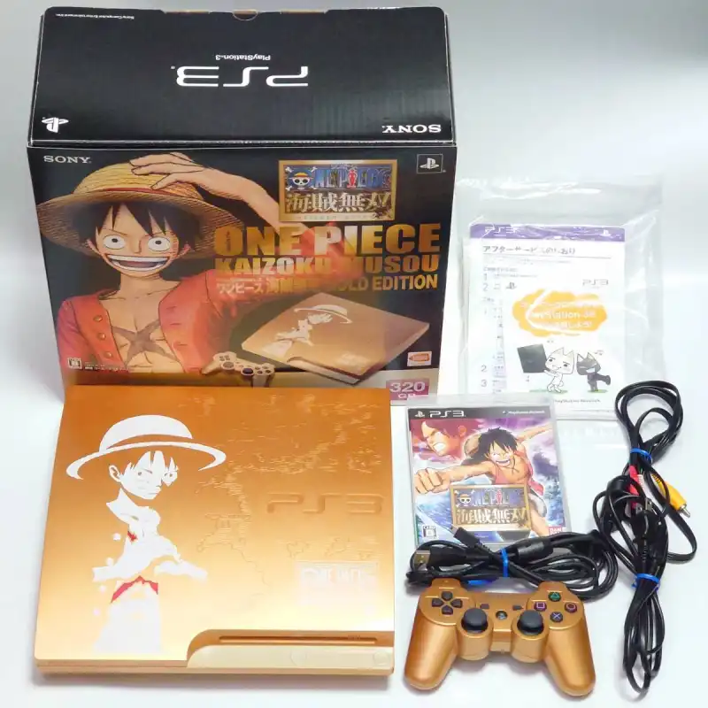 Sony PlayStation 3 Slim One Piece Kaisoku Musou Gold Edition 
