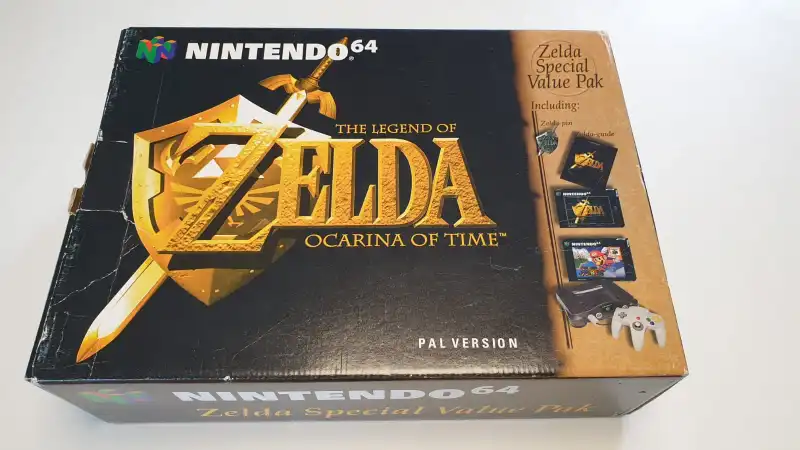 N64 ZELDA Console Unboxing [Ultra Rare] - Nintendo 64 The Legend of Zelda  Ocarina of Time 