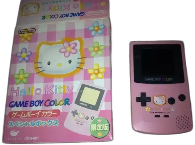  Nintendo Game Boy Color Hello Kitty Console