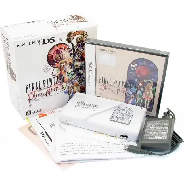  Nintendo DS Lite Final Fantasy Crystal Chronicles Ring of Fates Console