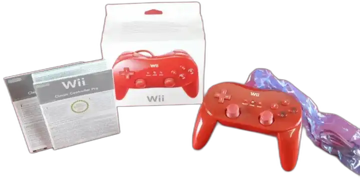  Nintendo Wii Classic Pro Red Controller [EU]