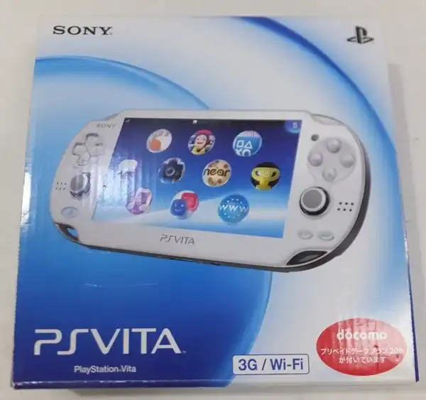 Sony PS Vita pch-1100 White 3G Console - Consolevariations