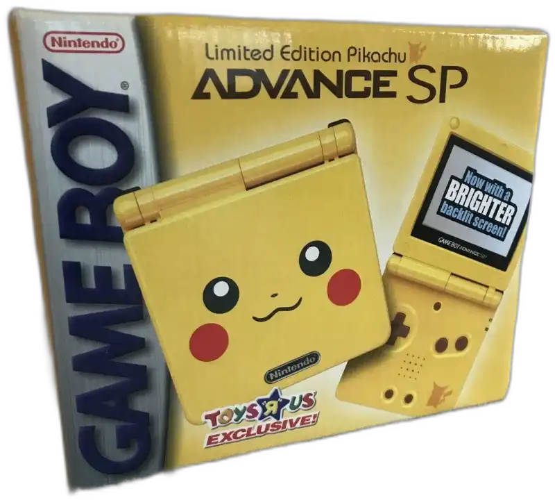  Nintendo Game Boy Advance SP Pikachu Console [NA]