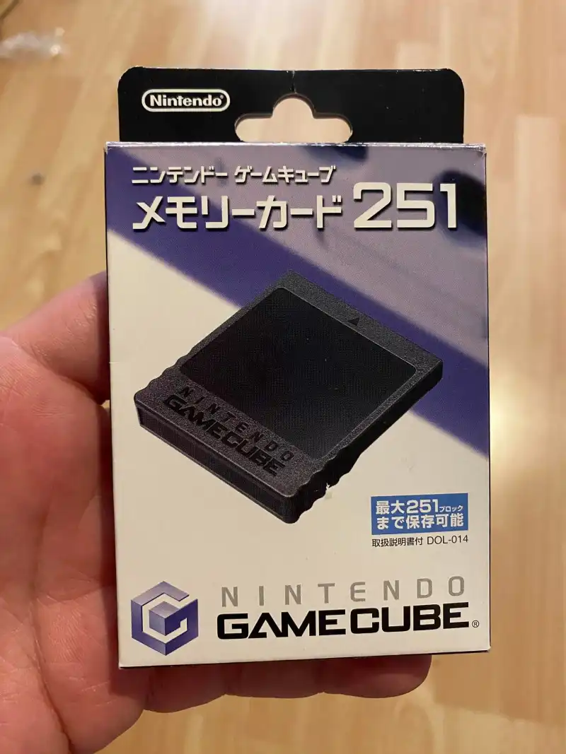 Nintendo GameCube black with memory sale card