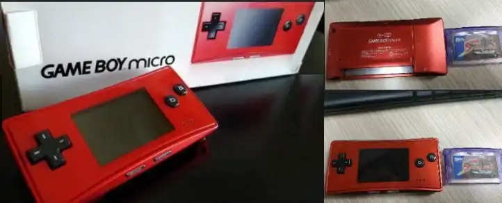  Nintendo Game Boy Micro Red Console