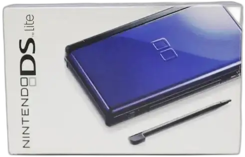  Nintendo DS Lite Black & Cobalt Blue Console