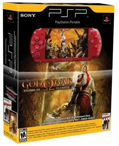 Sony PSP 2000 God of War Chains of Olympus Bundle - Consolevariations
