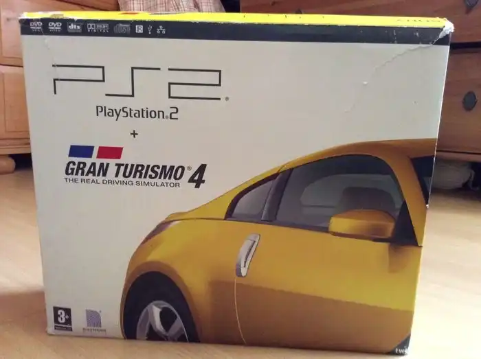 Gran Turismo 4 sony PS2 PLAYSTATION 2 Slim 