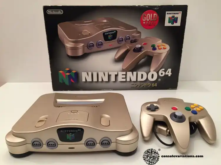  Nintendo 64 Gold Console [JP]