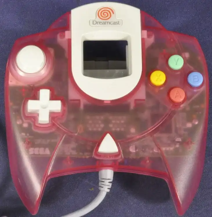 Sega Dreamcast Passion Pink Controller - Consolevariations