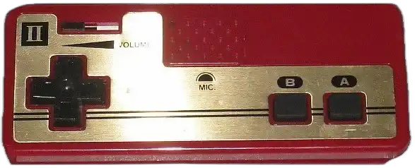  Nintendo Famicom Square Button Player 2 Controller
