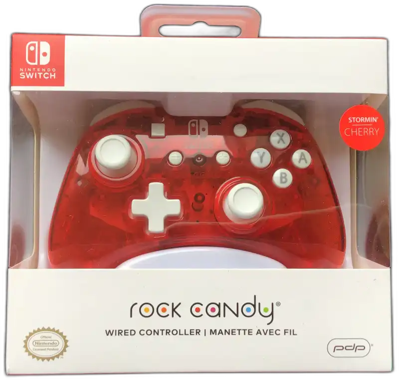  PDP Switch Rock Candy Red Controller