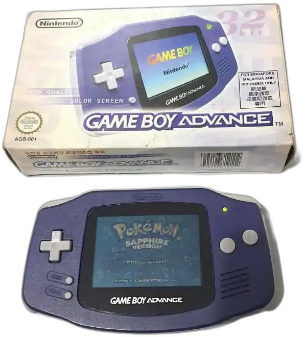 Nintendo Game Boy Advance Indigo Game Console