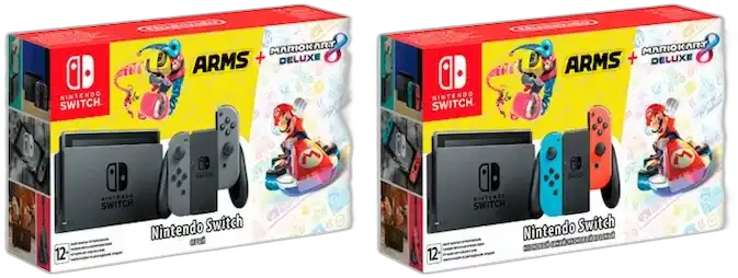 Arms & Mario Kart 8 Deluxe (Nintendo Switch) Games Lot Party Cart Game  MarioKart 45496590482