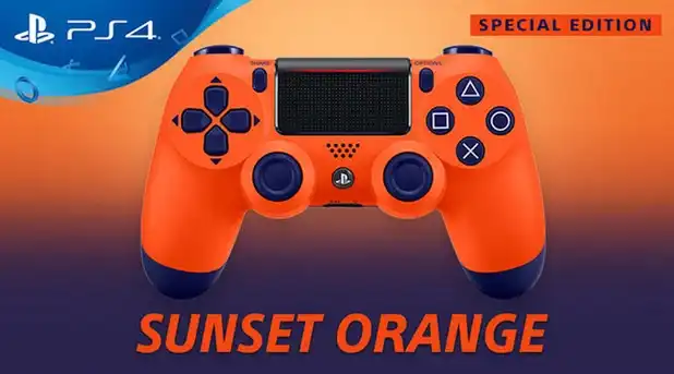  Sony PlayStation 4 Sunset Orange Controller