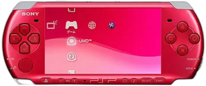  Sony PSP 3000 Carnival Radiant Red Console