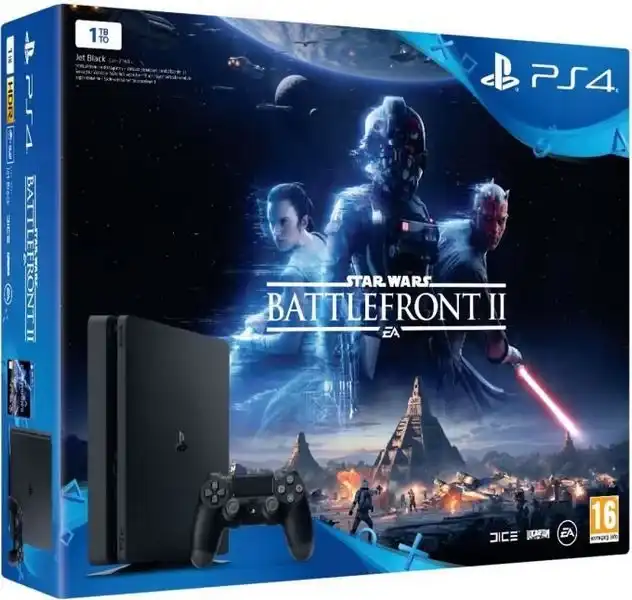 Sony PlayStation 4 Slim Star Wars Battlefront II Bundle