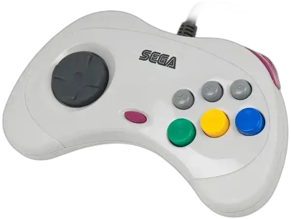  Sega Saturn White Controller