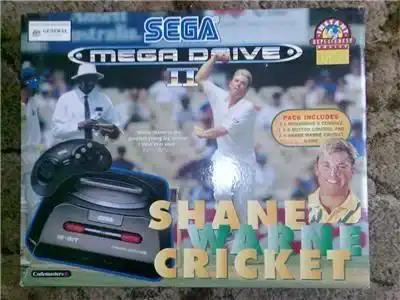  Sega Mega Drive II Shane Warne Cricket