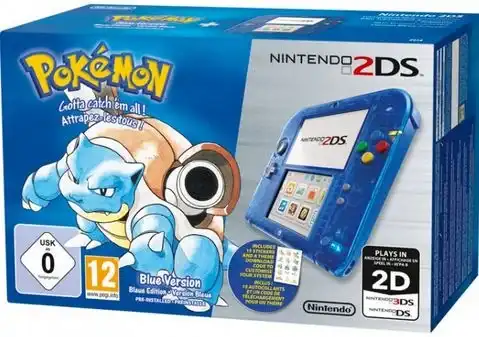  Nintendo 2DS Pokemon Blue Console