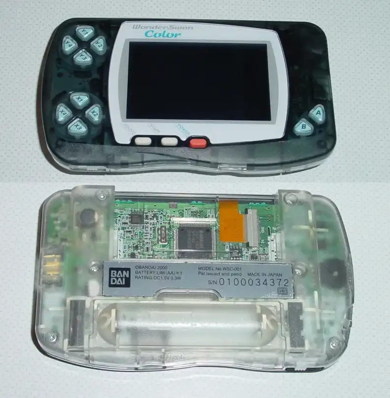 Bandai Wonderswan Color shops Wsc-001 Crystal Black