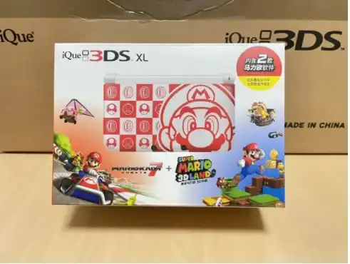 iQue 3DS XL Mario White [CN]