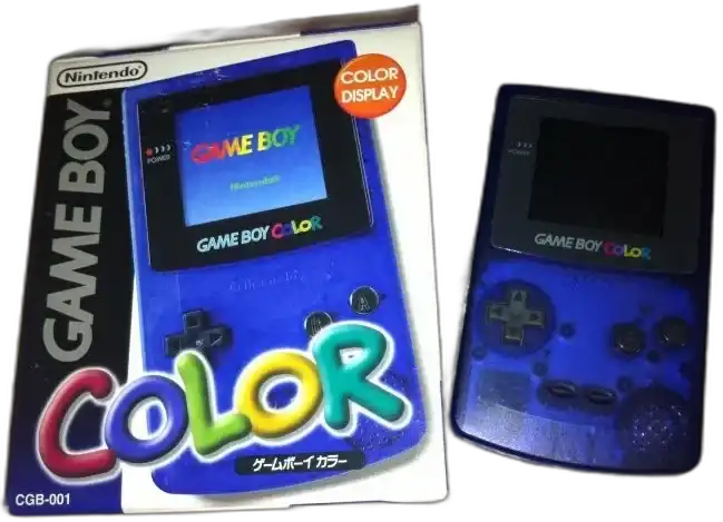 Nintendo Game Boy Color (32 MB) Handheld System - Midnight Blue for sale  online