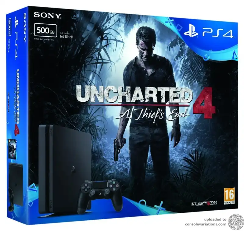Sony PlayStation 4 Slim Uncharted 4 Bundle - Consolevariations