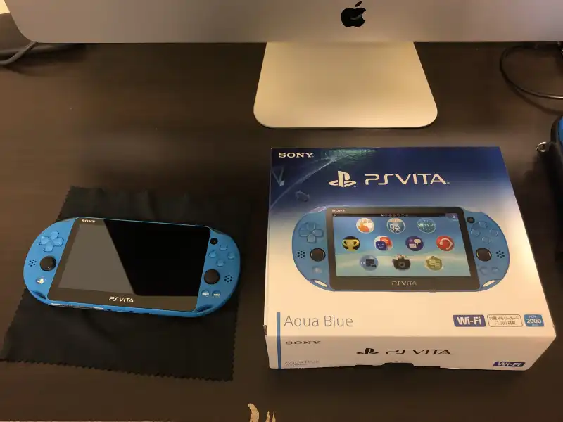 Sony PS Vita Slim Aqua Blue Console - Consolevariations