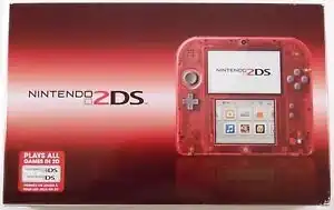  Nintendo 2DS Crystal Red Console [NA]