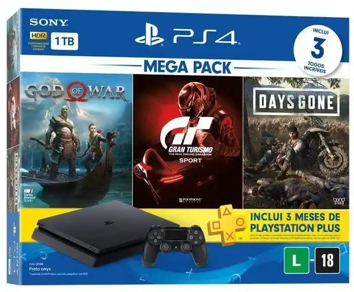 Consola Playstation 4 Mega Pack