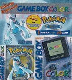 Nintendo Gameboy Color Pokemon Center Limited Edition silver console s