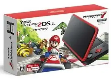 New Nintendo 2DS LL Red / Black Console - Consolevariations