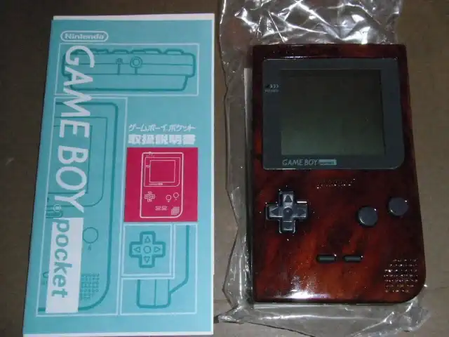  Nintendo Game Boy Pocket Wood Console