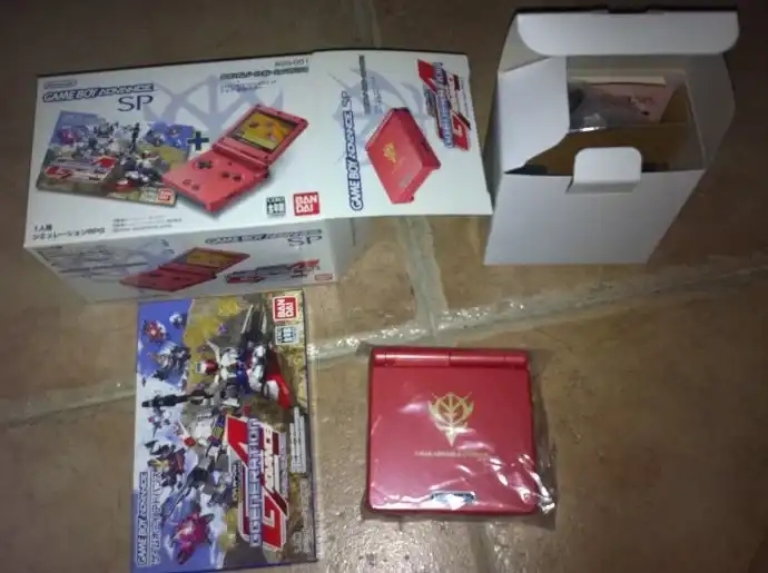  Nintendo Game Boy Advance SP SD Gundam G Generation Bundle
