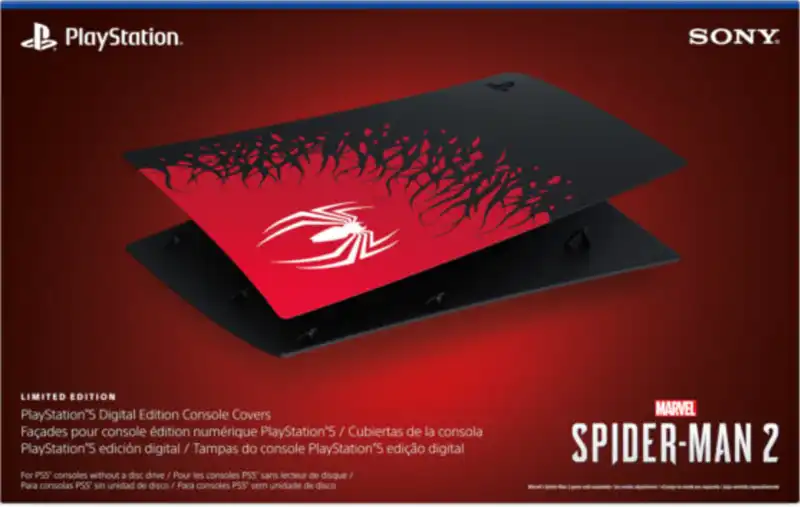 Sony PlayStation 5 Digital Marvel's Spider-Man 2 Console Cover -  Consolevariations