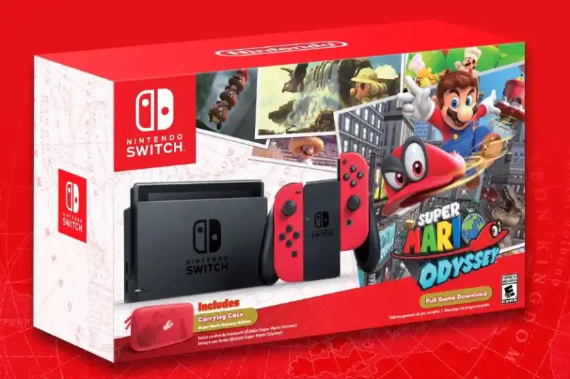  Nintendo Switch Super Mario Odyssey Bundle [US]