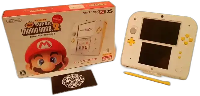 Nintendo 2DS White/Yellow Console