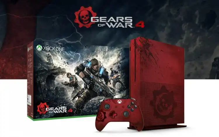  Microsoft Xbox One S Gears of War 4 Console