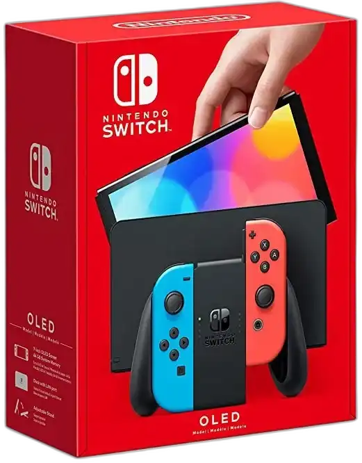  Nintendo Switch OLED Red/Blue Joycon Console [NA]