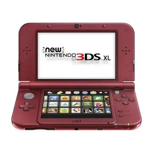 New Nintendo 3DS LL New Red Console - Consolevariations