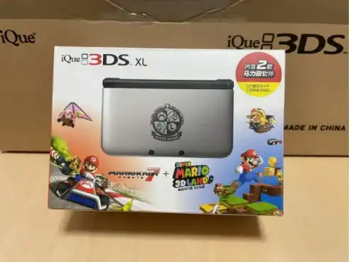  iQue 3DS XL Mario Silver [CN]