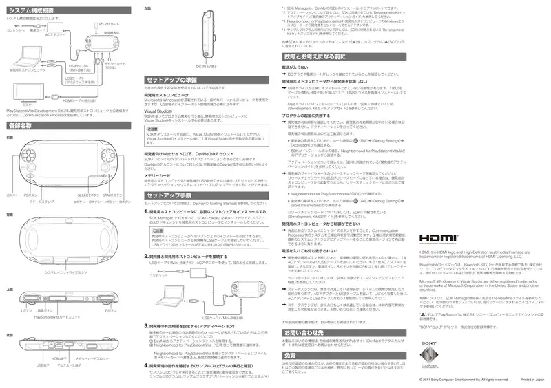 Sony PS Vita PDEL-1000 Development Kit [JP] - Consolevariations