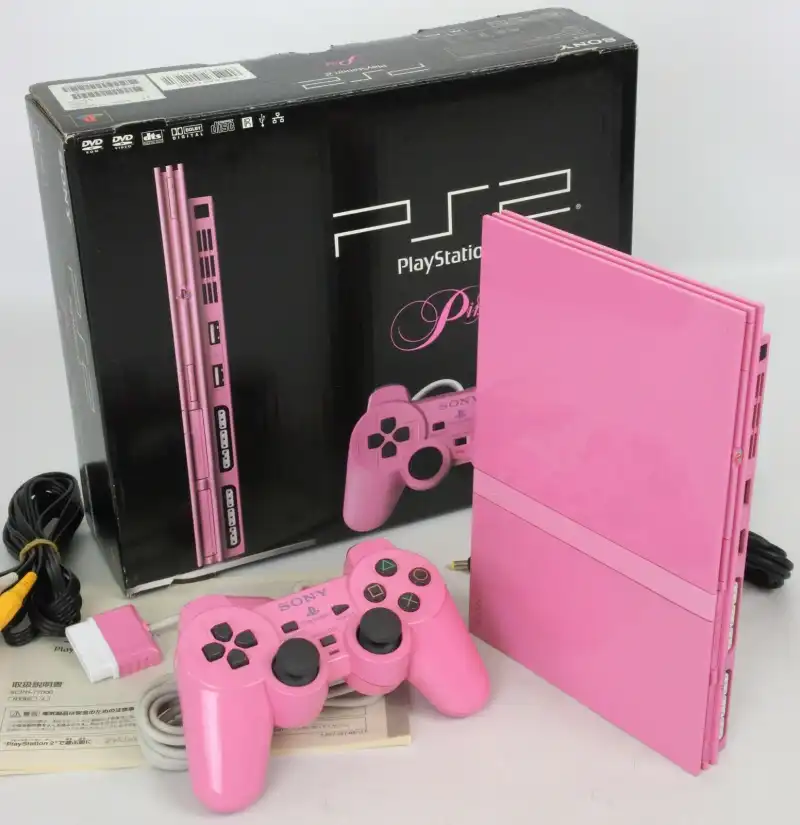 Sony PlayStation 2 Slim Pink Console [JP] - Consolevariations