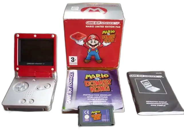 Nintendo Game Boy Advance SP Mario vs Donkey Kong Console -  Consolevariations