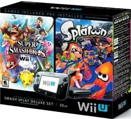  Nintendo Wii U Smash Splat Deluxe Bundle