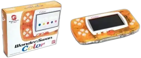 Bandai WonderSwan Color Crystal Orange Console - Consolevariations