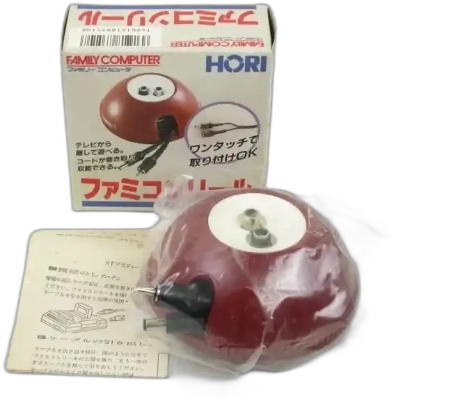  Famicom Hori Power and RF Reel Cable