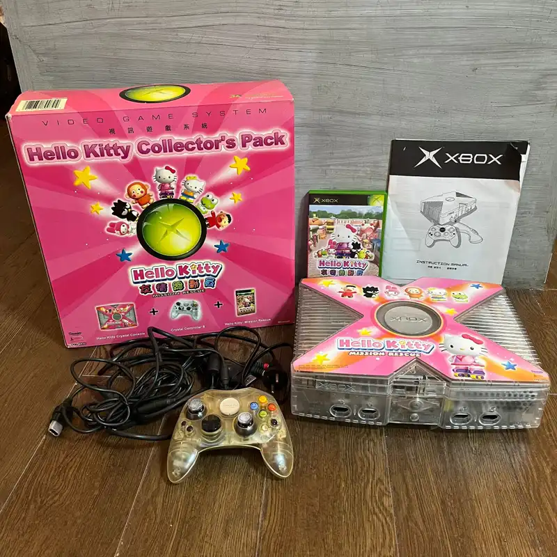 Microsoft Xbox Hello Kitty Mission Rescue Bundle - Consolevariations