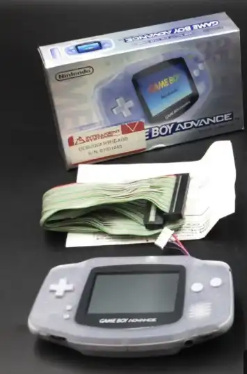  Nintendo Game Boy Advance Clear Devkit Console